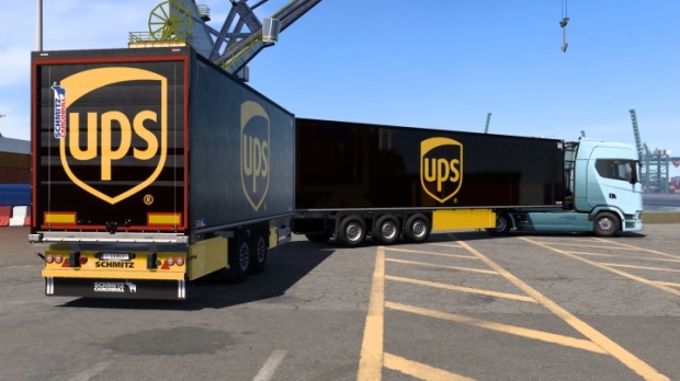 ETS2 - Skin UPS Schmitz Cargobull S.KO Cool V1.0 (31.07.2024)
