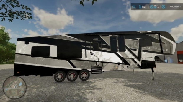 FS22 - Voltage 5th Wheel Toy Hauler Camper V2.0