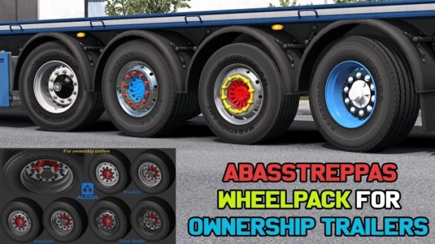 ETS2 - Abasstreppas Wheelpack for Ownership Trailers V1.3