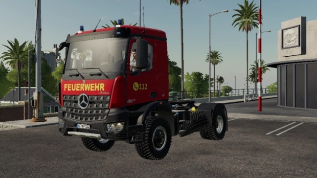 FS19 - Arocs Fire Truck Edition V1.0