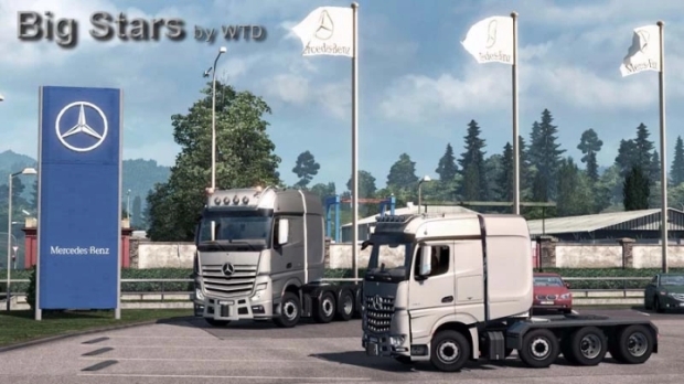 ETS2 - Big Stars - Actros/Arocs SLT V1.7.6