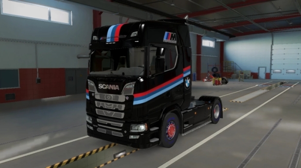 ETS2 - BMW Skin for Scania S NextGen Truck