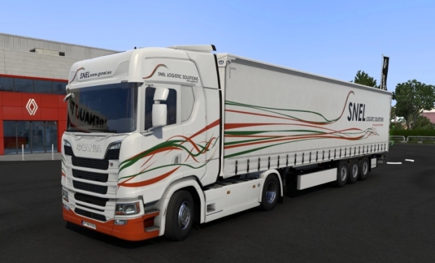 ETS2 - Combo Skin Snel Logistic Solutions V1.0