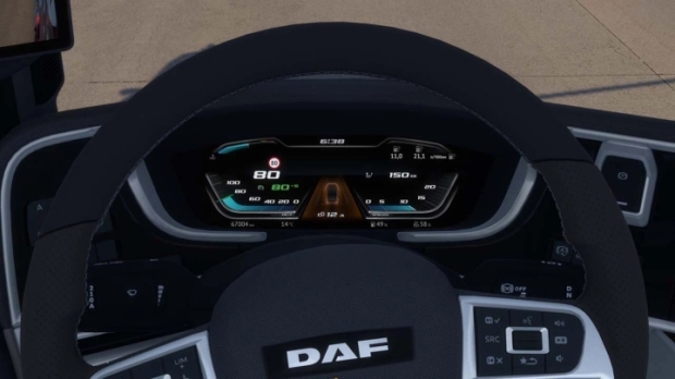 ETS2 - DAF 2021 Improved Dashboard V1.4