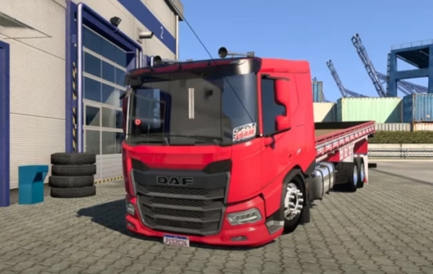 ETS2 - Daf XD Na Carroceria Com Cargo Animada