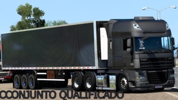 ETS2 - DAF XF 105 BR Edit + Reboque Bau Qualificado V1.0