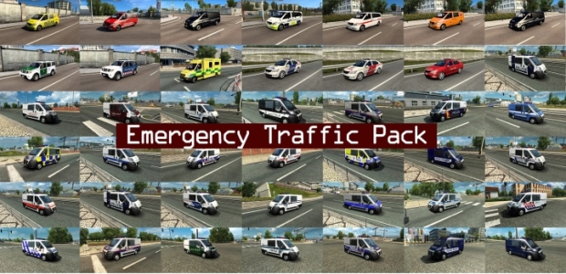 ETS2 - Emergency Traffic Pack V1.2.9
