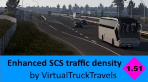 ETS2 - Enhanced SCS Traffic V1.0