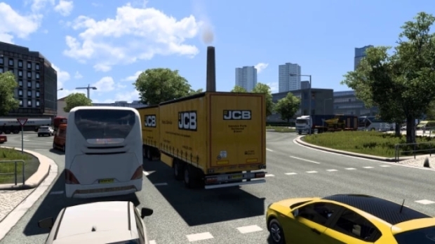 ETS2 - JCB Rigid Tandem Traffic Truck V1.0