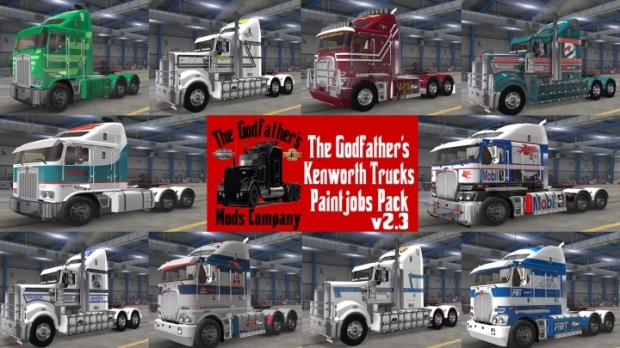 ATS - Kenworth Trucks Skins Pack V2.3