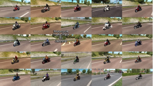 ETS2 - Motorcycle Traffic Pack V6.5.8