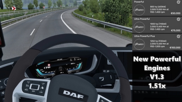 ETS2 - New Powerful Engines V1.3