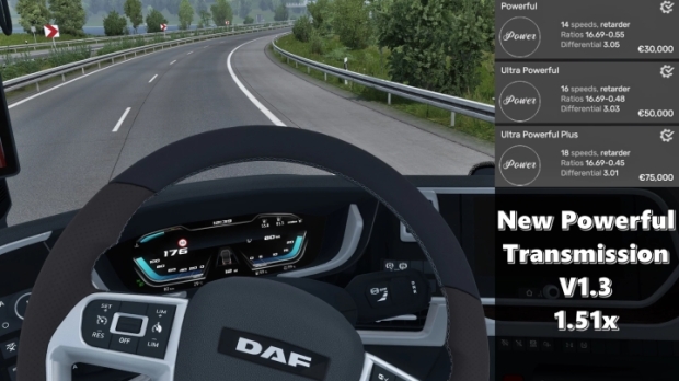 ETS2 - New Powerful Transmission V1.3