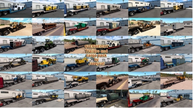 ATS - Overweight Trailers and Cargo Pack V6.1.3
