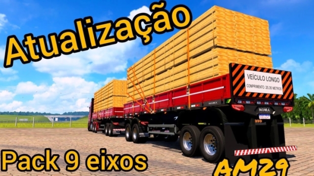 ETS2 - Pack 9 Eixos