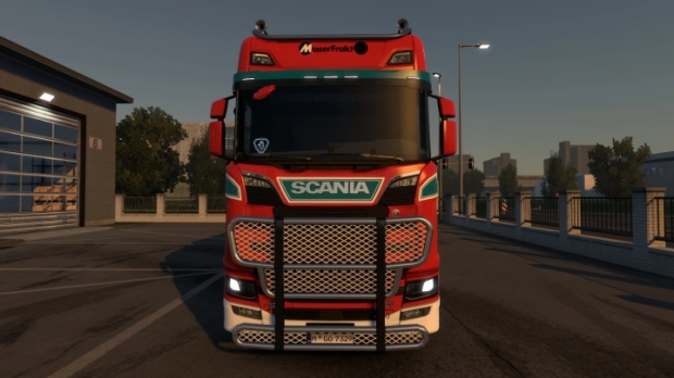 ETS2 - Scania Next Gen Maserfrakt Skin