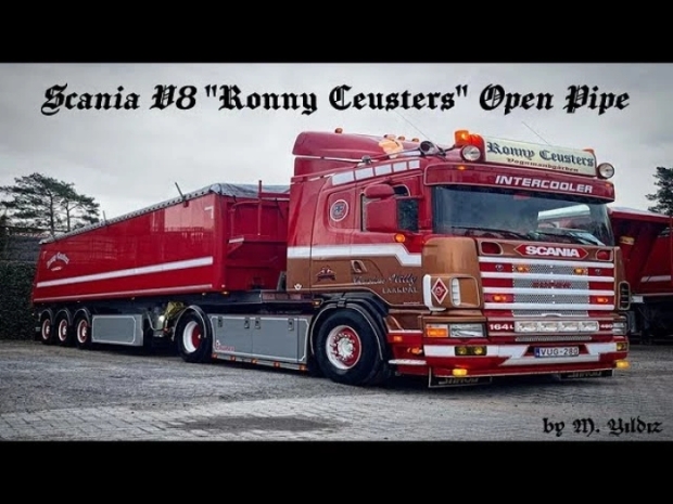 ETS2 - Scania V8 Ronny Ceusters Open Pipe V1.0