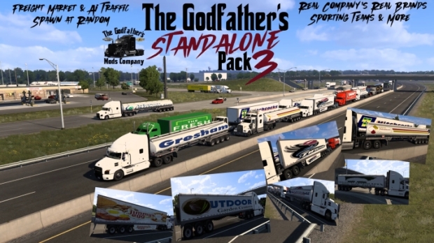 ATS - The Godfathers Standalone Tarffic Pack 3 V1.0