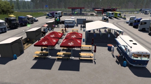ETS2 - Trucker Meeting on the A7