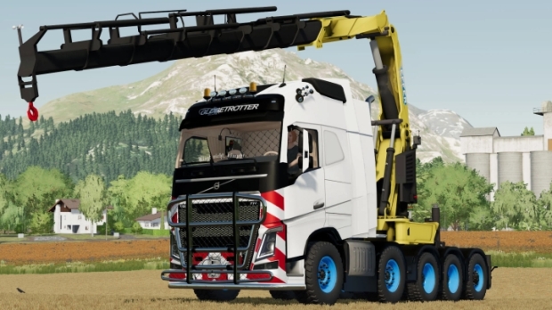 FS22 - Volvo FH16 Truck with Effer Crane V1.0