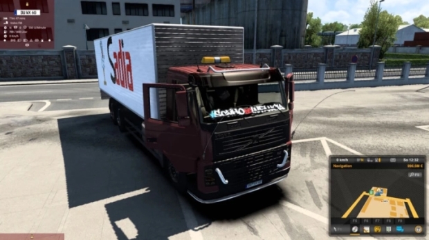 ETS2 - Volvo FM Delivery Truck with Load Animation DESBLOQUEADO V1.0