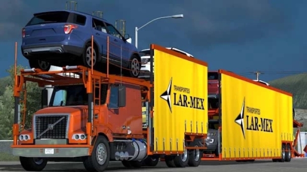 ATS - Volvo Vah Car Carrier-Dump Pack V1.3