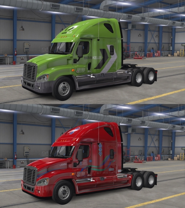 ATS - 50 Skins Pack for Freightliner Cascadia V1.0