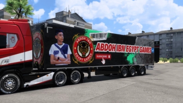 ETS2 - Abdo Ibn Egypt Games Trailer Skin V1.0