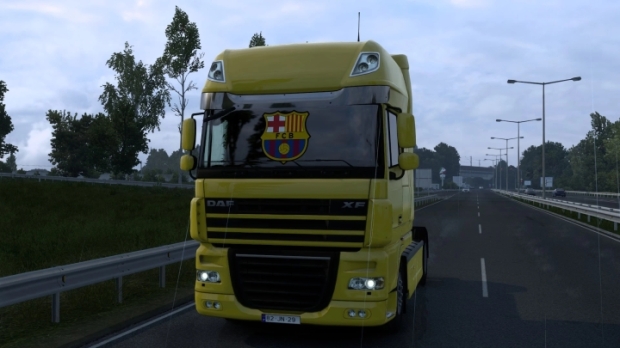 ETS2 - Barcelona DAF XF 105 Sticker (18.10.2024) V1.0