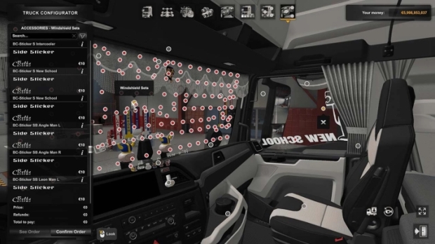 ETS2 - BC-Interior Belka Accessory V0.6.1