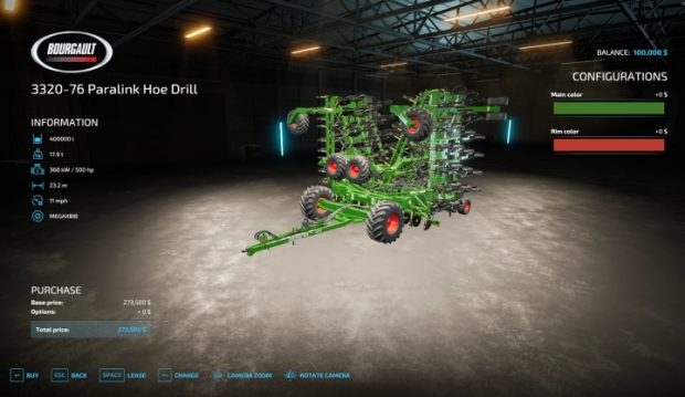 FS22 - Bourgault Series 3320 V1.0.0.3