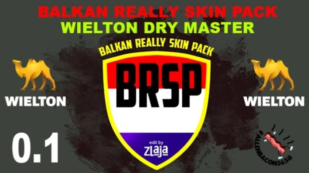 ETS2 - BRSP Balkan Really Skin Pack for Wielton Dry Master V1.0