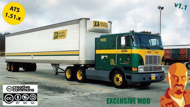 ATS - International 9800 Builders Transport + Trailer V1.1