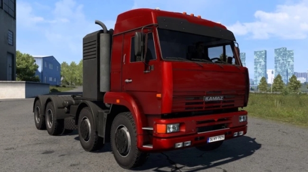 ETS2 - Kamaz 6460 + Trailers V8.7