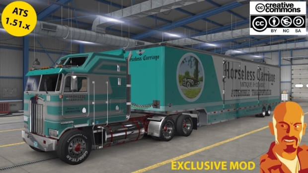 ATS - Kenworth K100 Horseless Carriage + Trailer Exclusive Mod