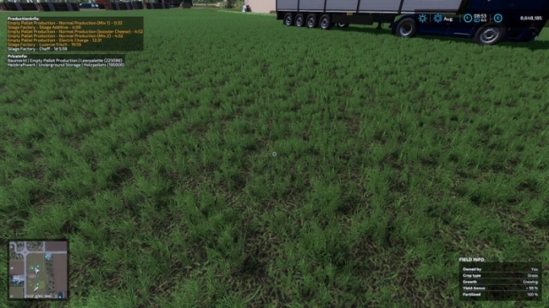 FS22 - Production Info Hud V1.5.1.0
