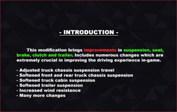 ETS2 - Revamped Dynamic Suspension V6.4.5.4