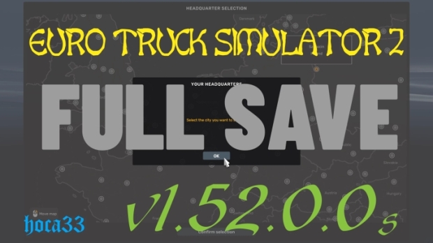 ETS2 - Save Game (Profile) v1.52.0.0s