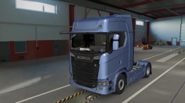 ETS2 - Scania Windscreen Decal For All Scania Trucks V1.0