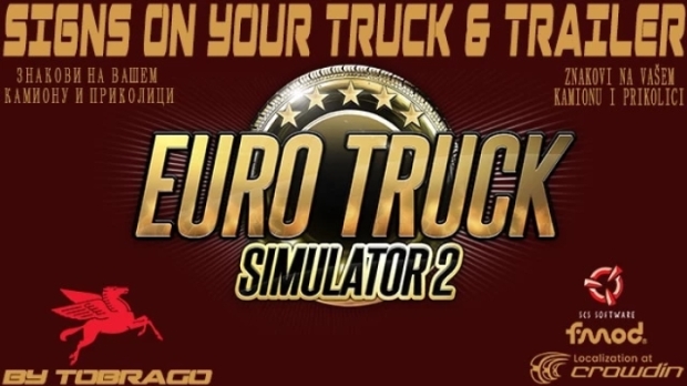 ETS2 - Signs on Your Truck and Trailer V1.0.4.91s