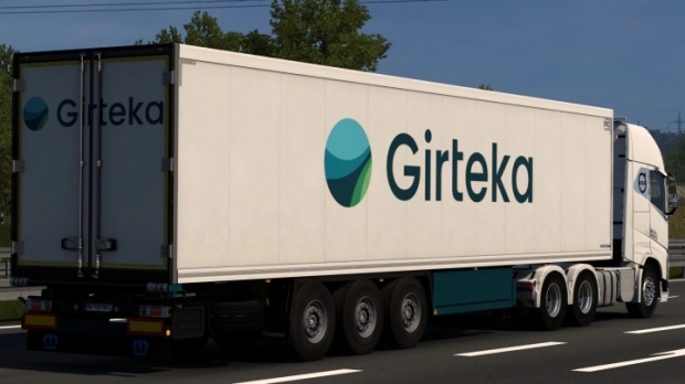 ETS2 - Skin Girteka Krone Cool Liner (24.10.2024) V1.0