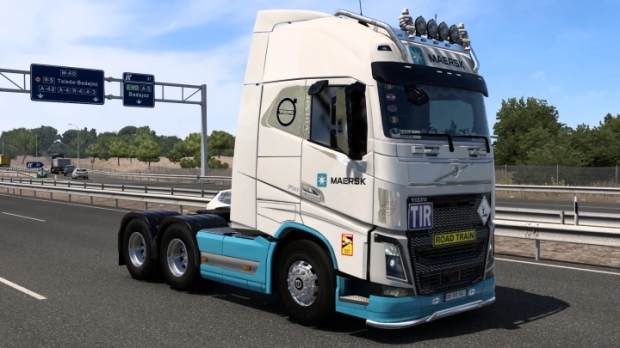 ETS2 - Skin Maersk Volvo FH 2012 (20.10.2024) V1.0
