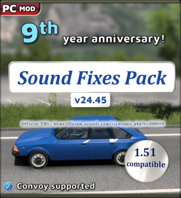 ATS - Sound Fixes Pack 9th Year Anniversary V24.45