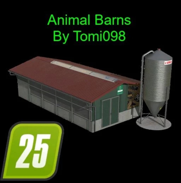 FS25 - Animal Barns Pack V1.0