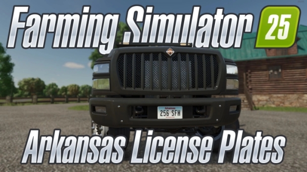FS25 - Arkansas License Plates V1.0