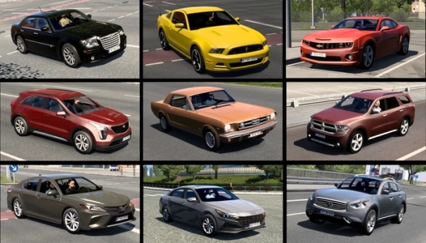 ETS2 - ATS Jazzycats AI Cars Pack V1.1