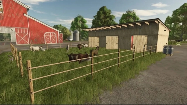FS25 - Barn Sheep Medium 260 Places V1.0