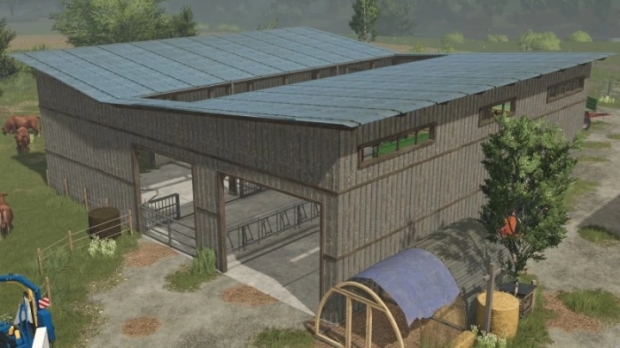 FS25 - Barn with Pasture V1.0