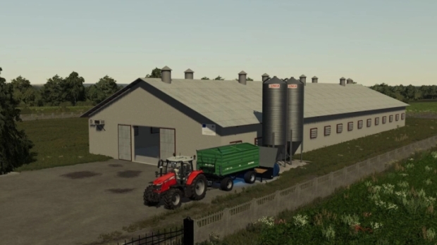 FS25 - Big Chicken Barn V1.0