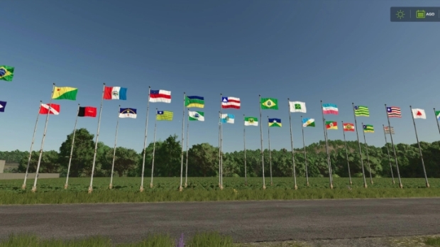 FS25 - Brazilian Flags V1.0